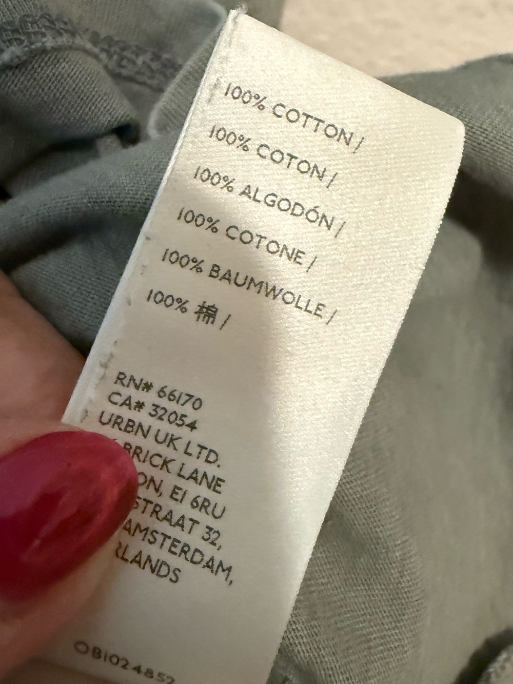 Free People We The Free Fearless Mock Neck Tee Shirt Washed Sage Green Medium - Picture 11 of 11